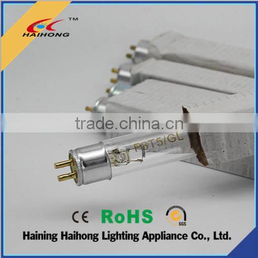 UVC 254nm germicidal lamp F10T8/GL lamp tube for sterilization