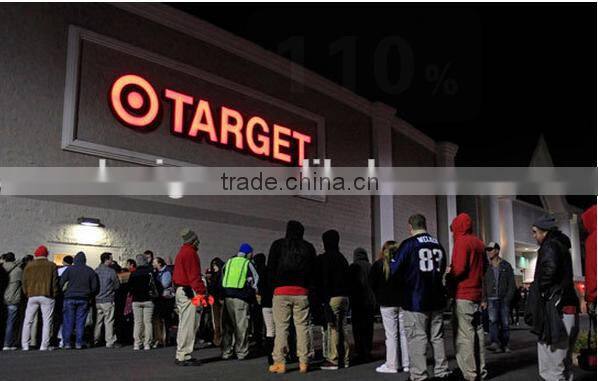 led lighted letters of metal frame alphabet, custom led signs