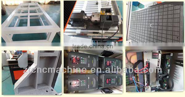 3D engraving hollow carving cast aluminum cast iron bed welding bed milling machine cnc