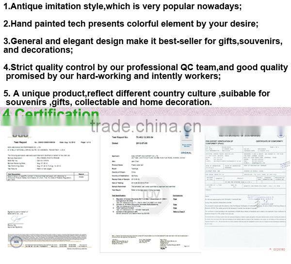 Souvenir custom resin snow globe with slipper base