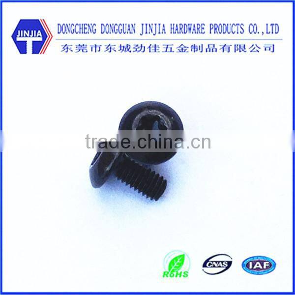m2.5*7 mini metric machine screws black torx button screws