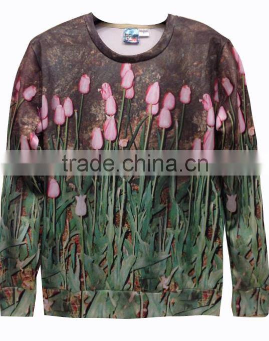 2015 hot sale top for women wholesale printed sweatshirt