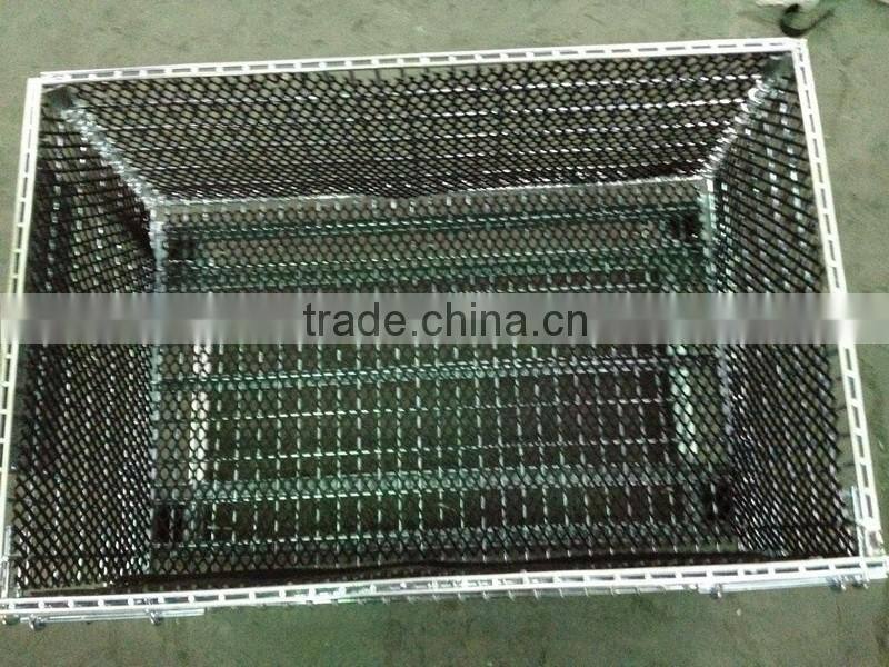 Collapsible Mesh Pallet Box/ Metal Basket