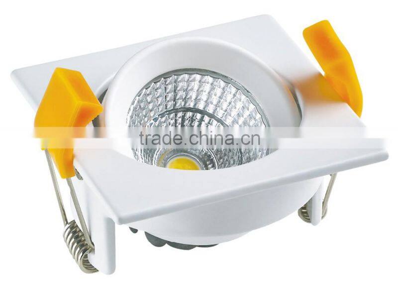 2016 new hot selling aluminum round square 3w,6w,9w,12w,24w cheap price led downlight