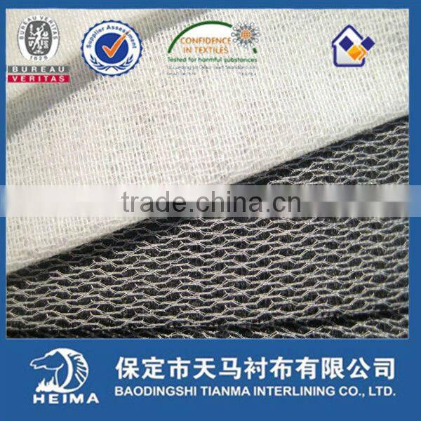 Garment interlining for cashmere fabric & wool coats