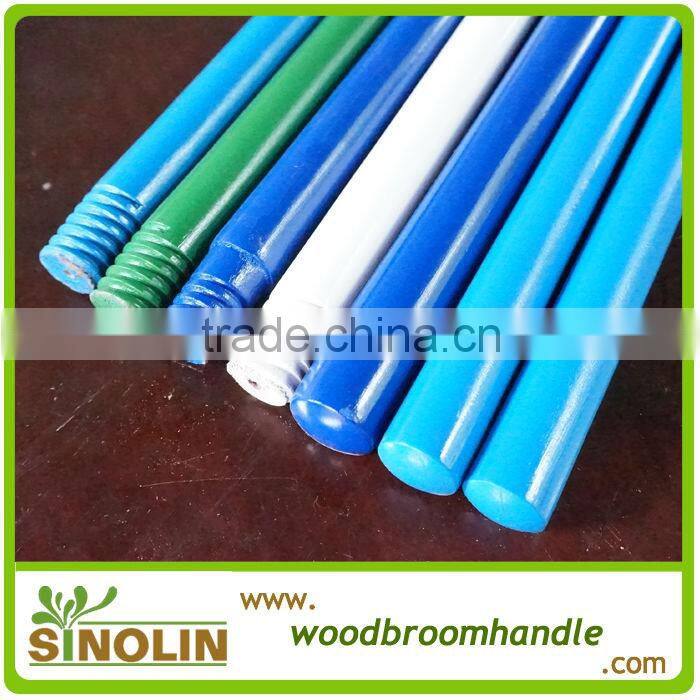 colorful lacquer painted wooden broom handle