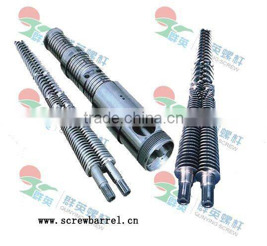 bimetallic mini single extruder screw for snack extruder machine extrusion