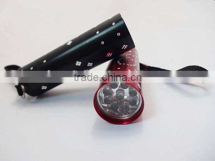 Onlystar GS-8019 factory supply 9led torch light aluminum alloy pocket size led flashlight