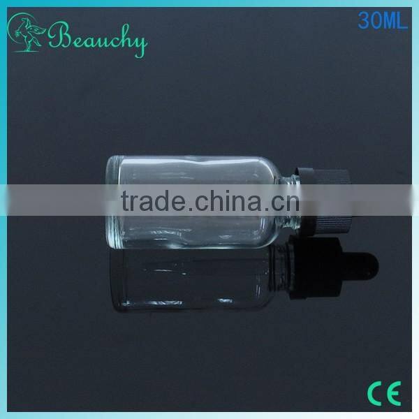 beauchy 2015 factory price clear glass bottle with cork,clear glass bottle