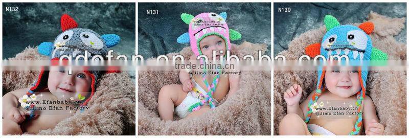 Funky animal style hats baby beanie owl crochet pattern for baby to adults