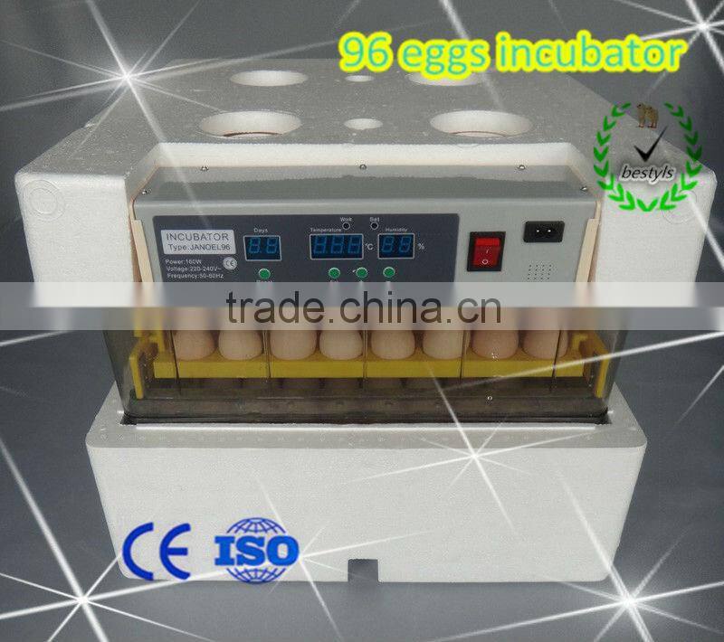 Hot Sale ! ! 98% Hatch Rate JN96 egg incubator /brooder