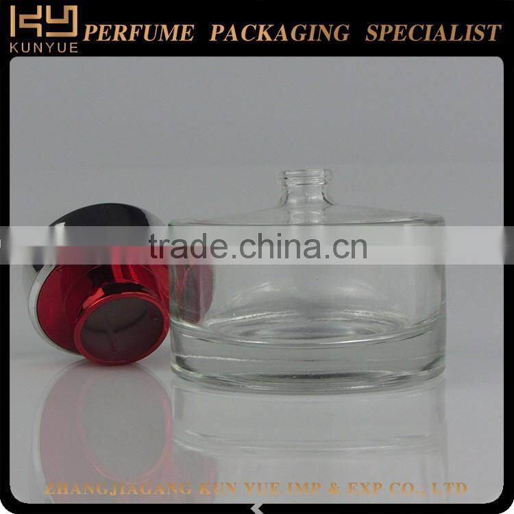 Factory supply attractive price round glass perfume bottle