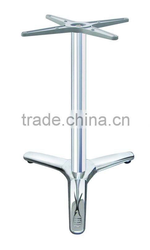 HS-A153 stainless steel table base modern metal table base cross leg coffee table