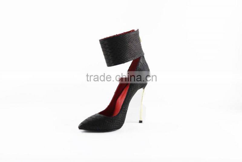 OP90 wholesale drusilla-1 red insole and red lining 2015 newest lady pointed toe sexy stone party dress shoes for women