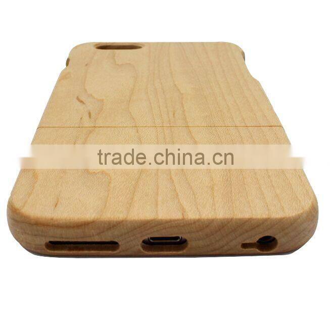 3D coated sublimation wooden cell phone case for iPhone 5s 6s plus