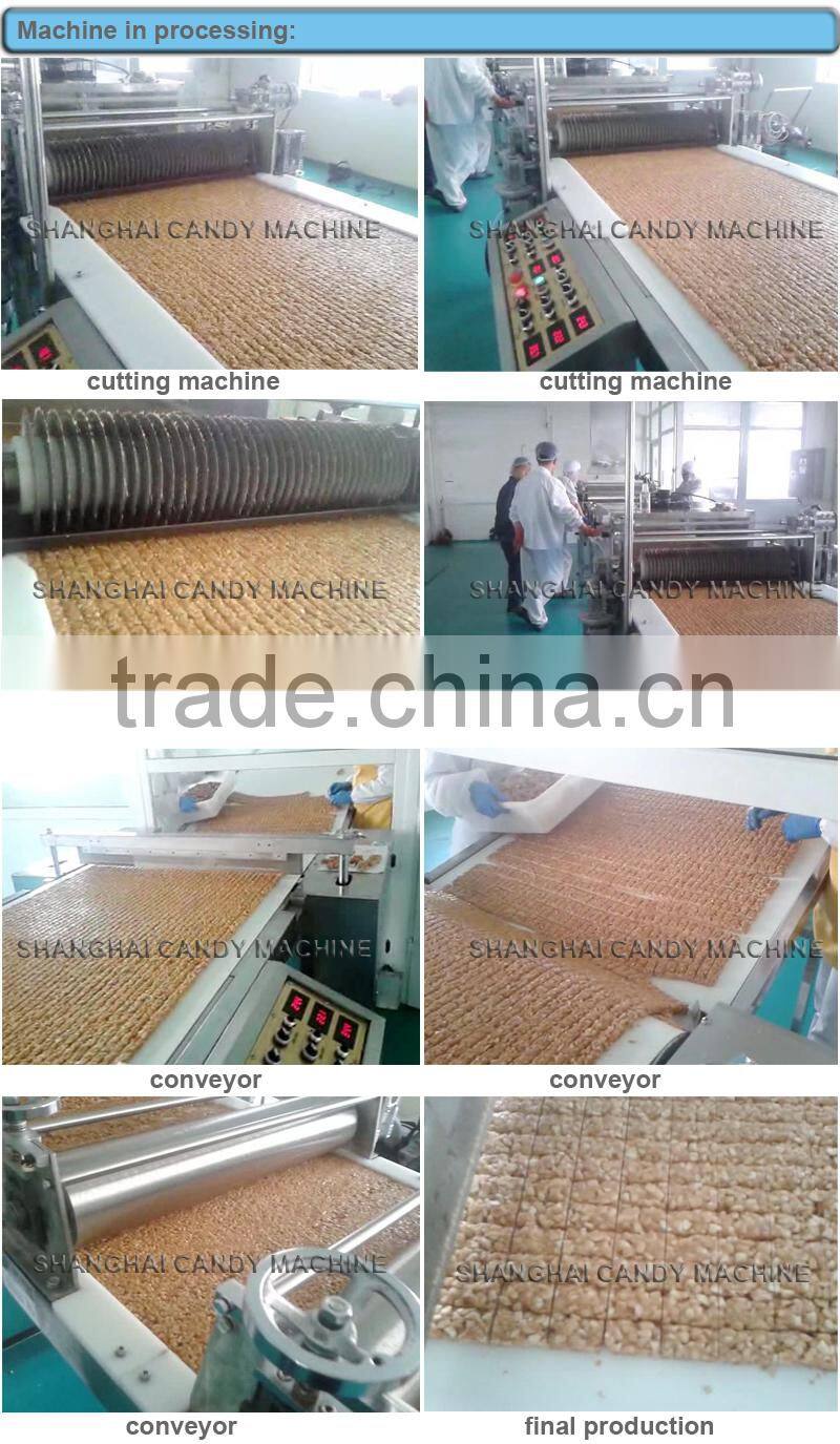 Healthy snack peanut candy bar making machine in Shanghai