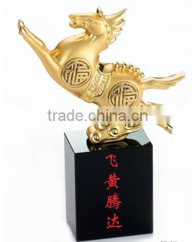 Factory Custom Metal Horse Statue/New metal art