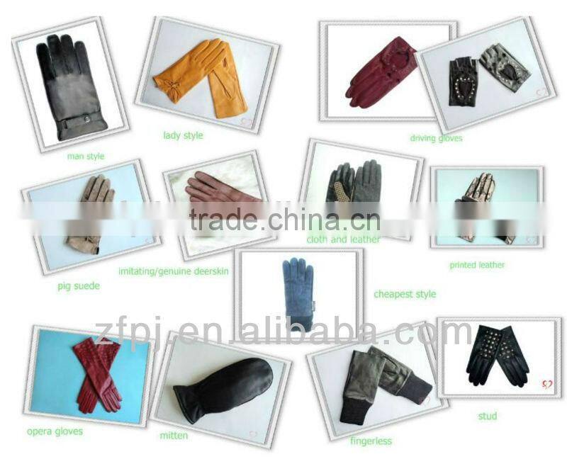 fashion women leather glove