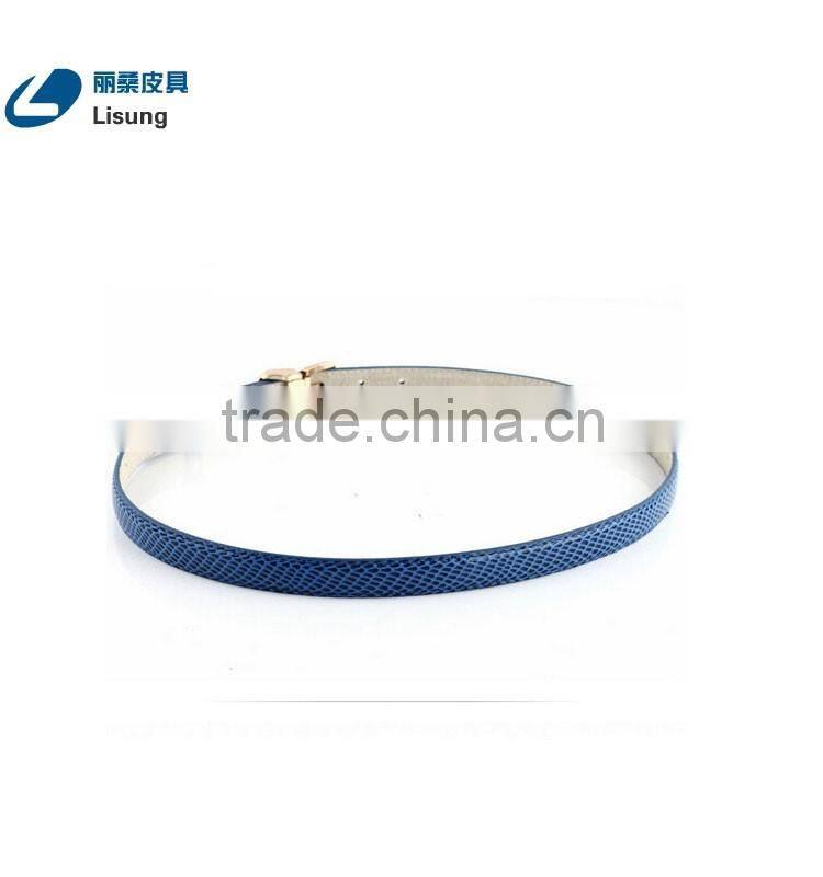 Fancy Rotatable Buckle Animal Skin Lady Design Belt
