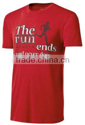 High quality custom printing running T shirt
