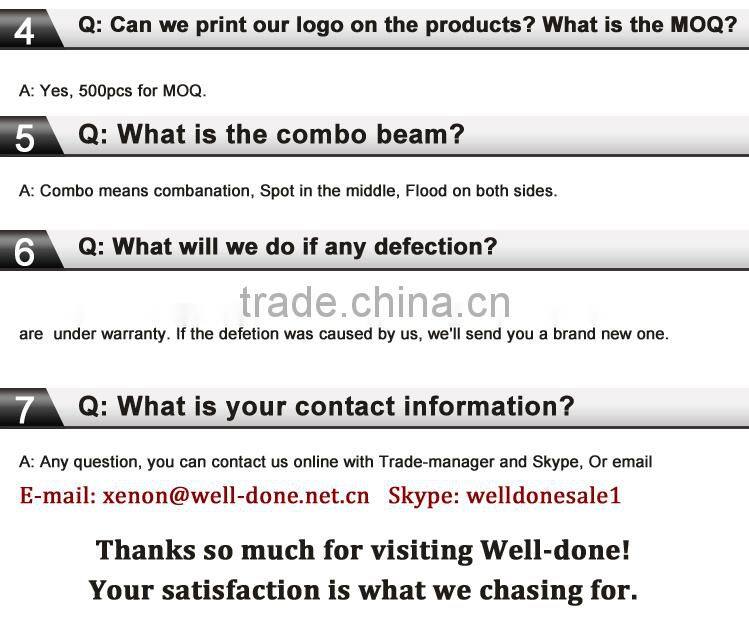 popular oledone LED truck work light, 60W IP68 oval light