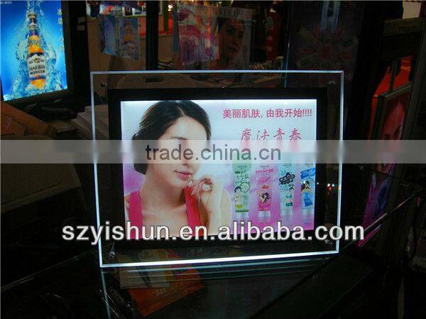 LED acrylic light box,LED frame Advertising display stand