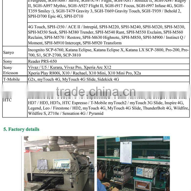 4 pin female micro usb connector