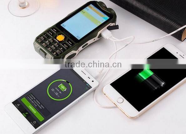 335-Sports Outdoor Cellphone 18000mah Standby 100days Elderly Phone Dual Sim Large Speaker With Analogue TV Dual Lights