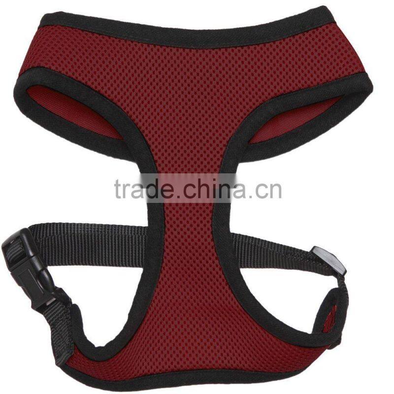 Dog Collar Harness Cat Pet Safe Control Easy Soft Walking no Pull Tug free