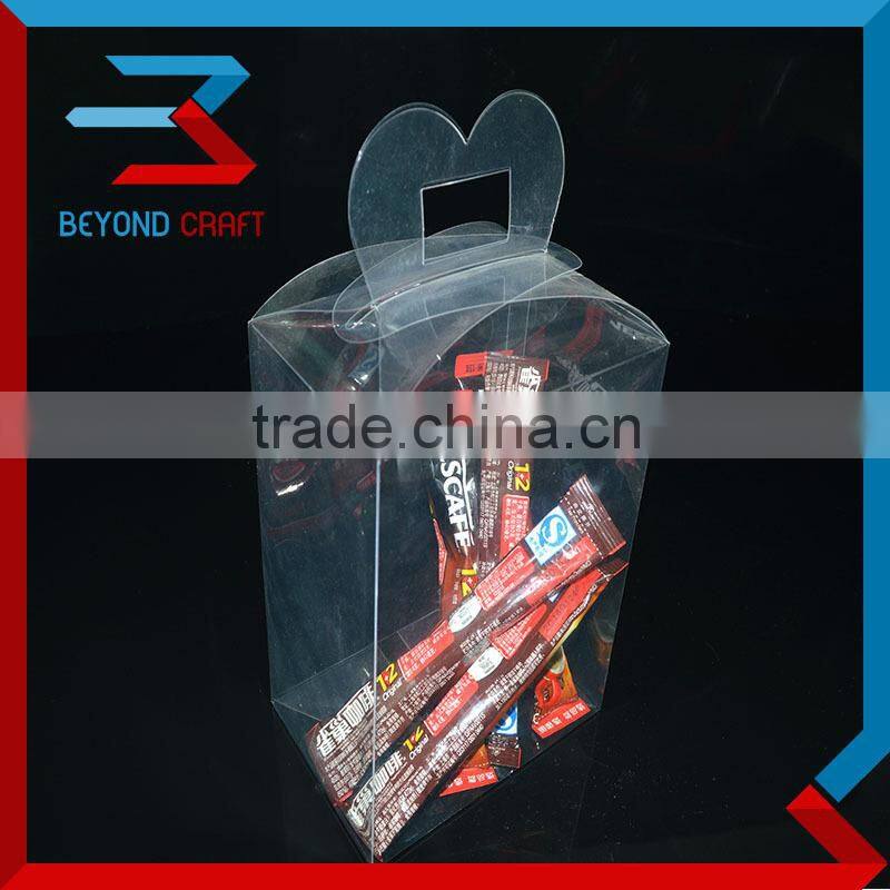 foldable clear pvc plastic packaging box box candy box