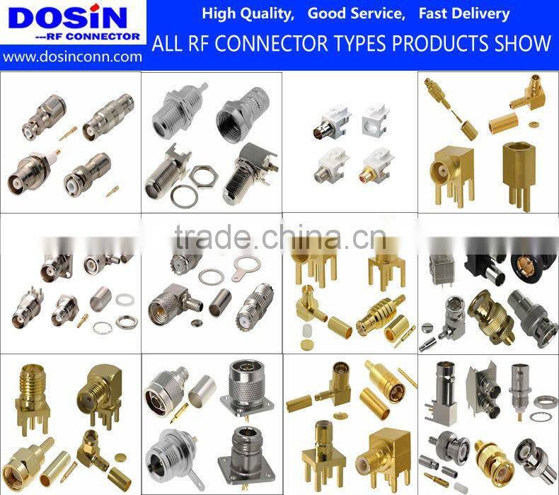 LG bnc connector plastic for pcb mounting