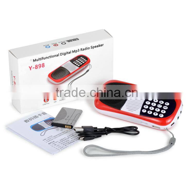 fm am radio mini wireless digital speaker