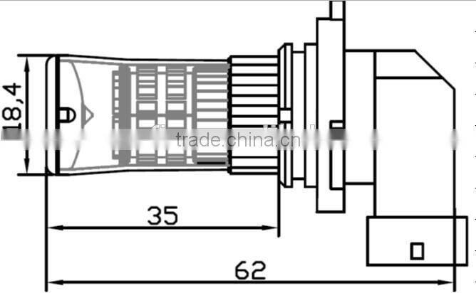 DC 12V white color led fog light 9005 48SMD 3014 LED Backup Reverse signal 9005 9006 Turn Light Bulb 9005 car fog lamp