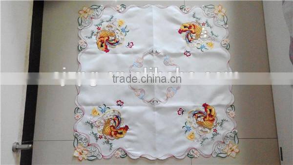 hand embroidery table cloth used