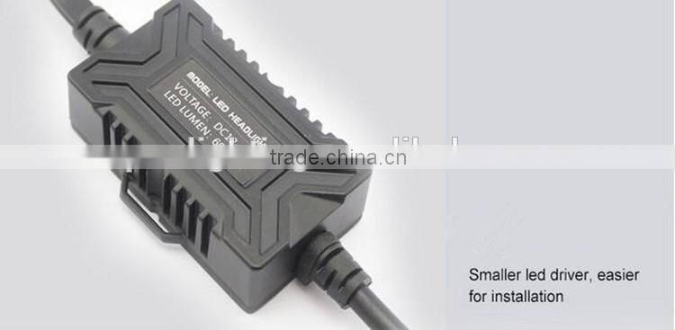 2016 New Products H4 Led Headlight, 8th Generation 6000lm Car Lights H4 Led Headlight