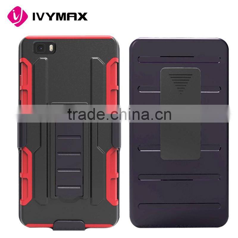 china supplier new armor kickstand cell phone case for HUAWEI P8 Lite