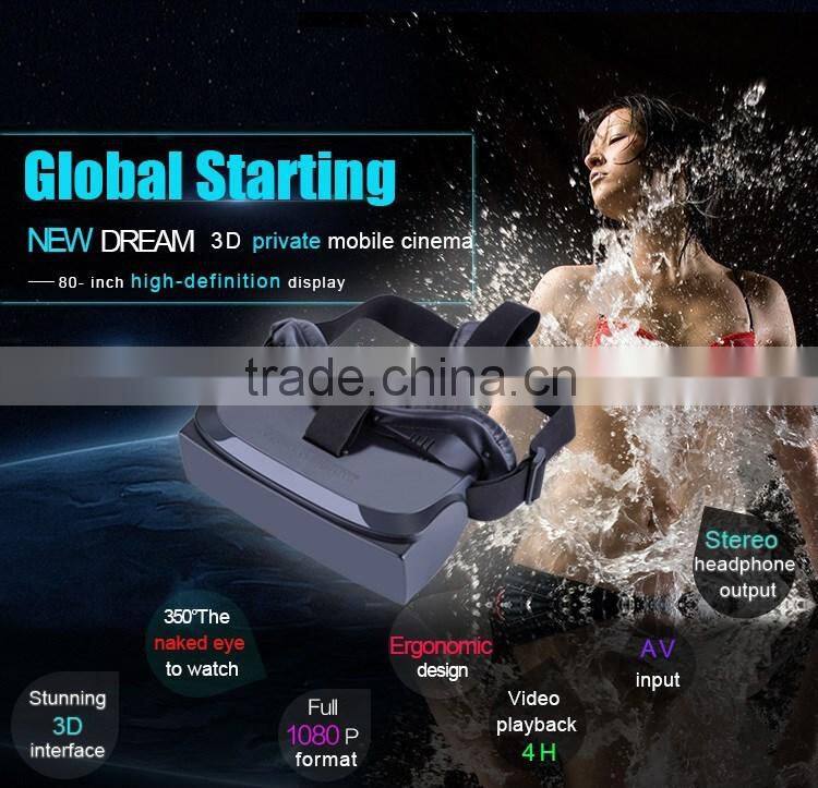 3D Virtual Reality Glasses All In One 3D VR Box Factory Price virtual reality headset 2016
