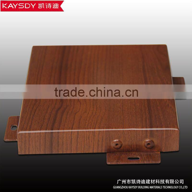 economical and practical wooden grain aluminum veneer panel with light weight