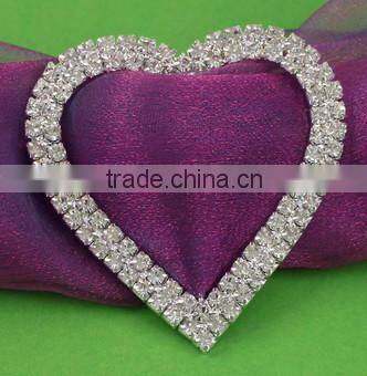 Hot Sale Small Oval Rhinestone Buckles for Ribbon B00600
