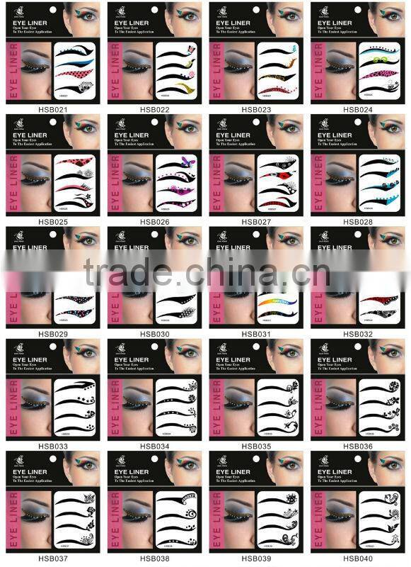 2016 best seller eco-friendly high quality tattoo eyeliner temporary