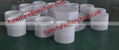 shanghai party use pub acrylic LED plastic floral ice bucket cooler outdoors