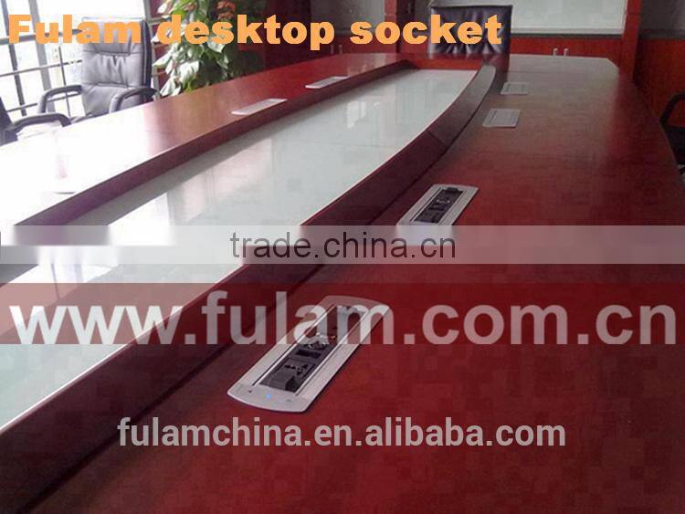 Rotatable Desk Socket hidden cable cubby
