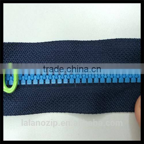NO.5 Closed end navy plastic zipper for colorful sweater