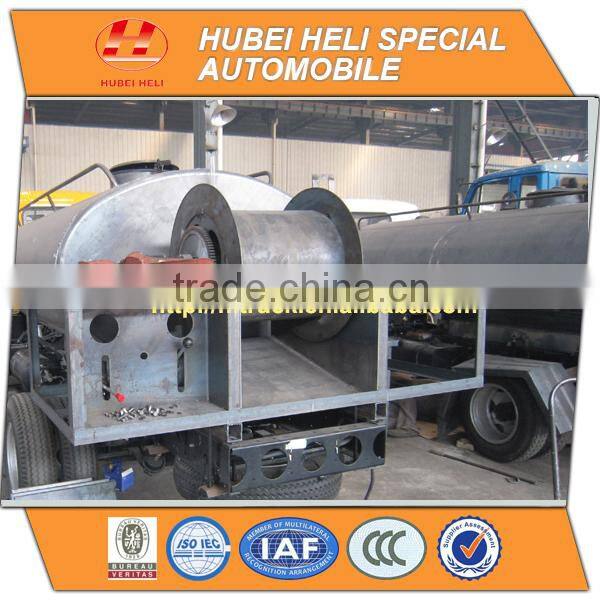 DONGFENG 4x2 6000L pressure washing truck 170hp cummins engine cheap price