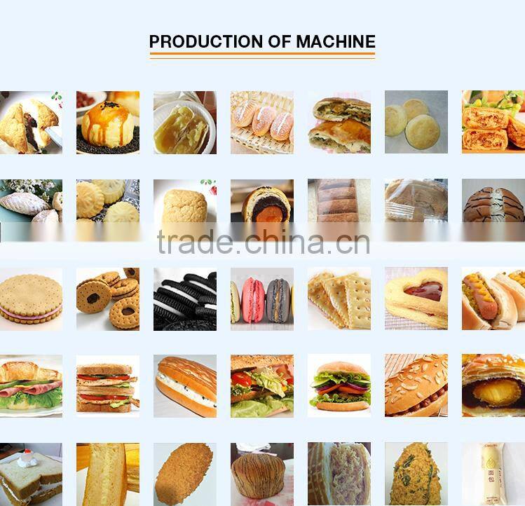 High capacity small biscuit sandwich making machine with servo motor control