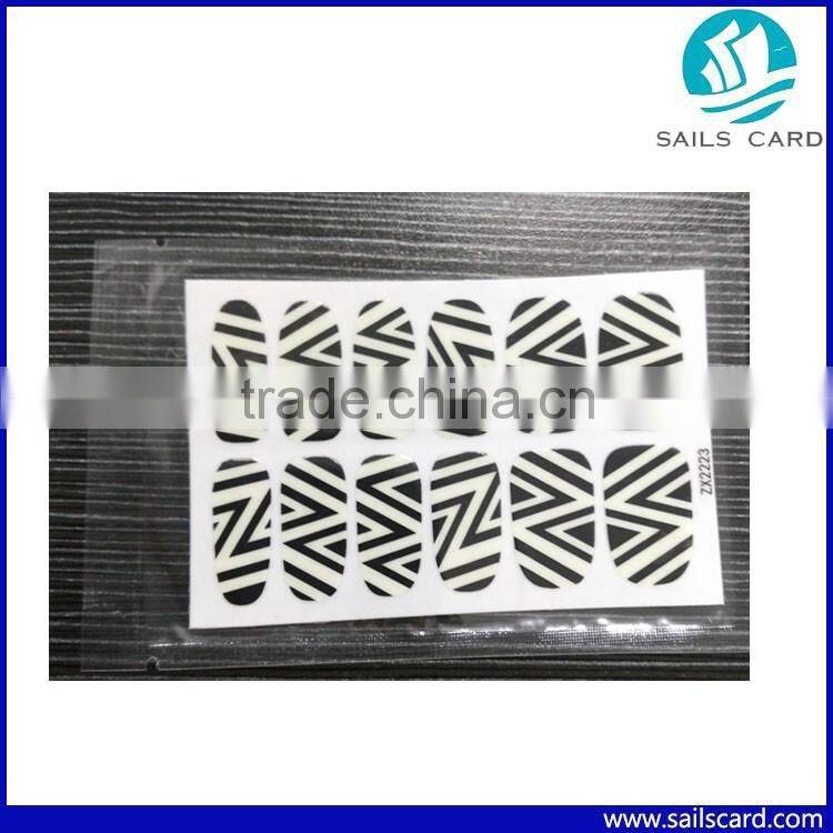 Free Sample Nail sticker Custom 3D nail sticker