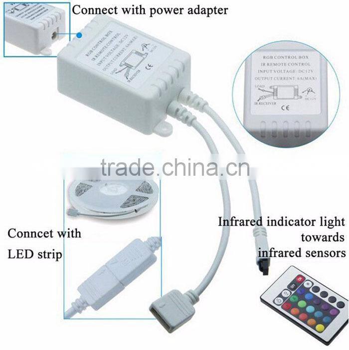 12V Waterproof 3528LED Strips light 60 led/m yellow LED Strips light 3528 led strips