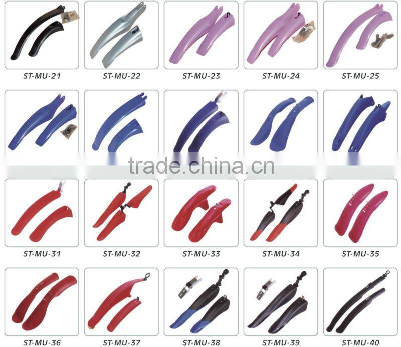hot sale good quality wholesale price red plastic bicycle mudguard fashionable durable plastic bicycle mudguard