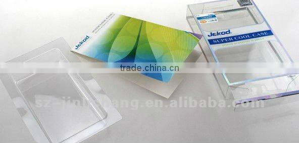 Custom small clear plastic packaging boxes