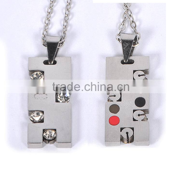 Top quality fashion pendant rustless stainless steel health care quantum 4 in 1 pendant